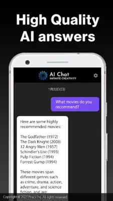 AI Chat powered by ChatGPT android App screenshot 2